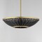 Maxim Lighting Rattan 20'' 3-Light Pendant, Natural Aged Brass 14462BRNAB - alternate 2